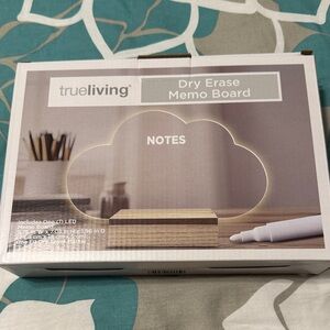 True Living Cloud Dry Erase Memo Board